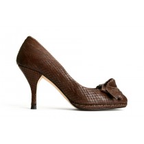 Hudson Snakeskin Pump